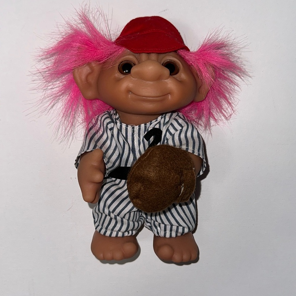 RARE 1990s LARGE baseball playing troll